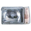 FARO FANALE DESTRO ASIMM-H5 PRED REG EL FIAT PANDA 01/86 IN POI  IND DIREZ BIANCO