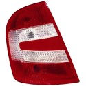 GRUPPO OTTICO FANALINO POSTERIORE DESTRO BIANCO ROSSO SKODA FABIA 5P DAL 2004 12/06