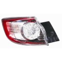 GRUPPO OTTICO FANALINO POSTERIORE SINISTRO EST BIANCO ROSSO A LED MAZDA 3 DAL 2009 5P