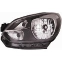 FARO FANALE DESTRO H4 PRE REG ELET VW UP DAL  2012 PARAB NERA - BORDO NERO