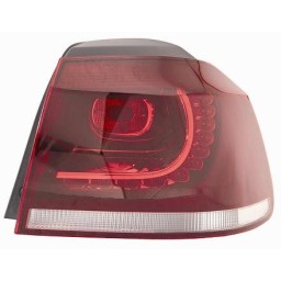 FANALE POSTERIORE SINISTRO EST A LED BIANCO ROSSO VW GOLF 6 GTI R 1108 DAL 2008 09/12