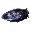 FARO FANALE DESTRO 2H1 C/MOTOR EL FIAT BRAVO DAL 2007 CROMA 12/07 IN POI  PARAB NERA