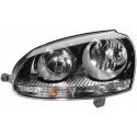 FARO FANALE DESTRO H7-H7 C/MOTOR EL PARAB NERA VW GOLF 5 GTI 08/03 IN POI  S/LAMP