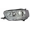 FARO FANALE DESTRO H7-H1 PRED REG EL CITROEN C-ELYSEE DAL  2013 12/16 P.CROM