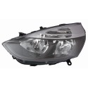 FARO FANALE SINISTRO H7-H1 C/MOTOR ELETT RENAULT CLIO DAL 2012  CORNICE NERA