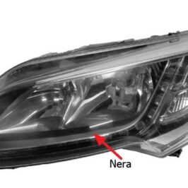 FARO SINISTRO 2H7 CONDRL LED CONMOT EL+CENTR FIAT DUCATO 14> CROMATO-NERA