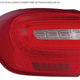 FANALE P/SX A LED MERCED CLASSE A W176 06/12>06/15 CONN/RETTANG