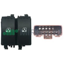 BLOCCO 2 INTER.ALZ.A/SX MEGANE II ALZ.COMFORT CONNETT.MARRONE 10 PIN