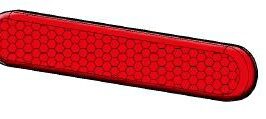 CATADIOTTRO P/DX-SX ROSSO FIAT TOPOLINO 01/24>