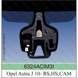 P.ZZA VR+SEN.+CAMERA ASTRA J 10>INC.+SUPPORTO IN PLASTICA