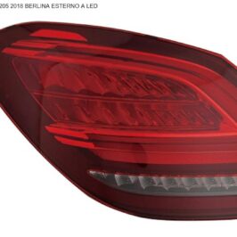 FANALE P/DX EST A LED MERCEDES CLASSE C W205 04/18>