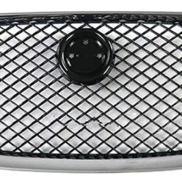 GRIGLIA NERA LUCIDA C/CORNICE CROM JAGUAR XF 04/11>