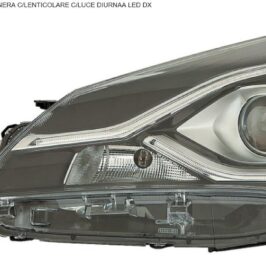 FARO DX C/LUCE DIURN A LED TOY YARIS 04/17>P NERA C/LENTICOLARE