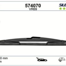 VR69 SPAZZOLA TERGI SILENCIO REAR BLADE (MM 180)