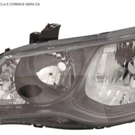 FARO DX HONDA CIVIC HYBRID 4 PORTE 01/09>PARABOLA E CORNICE NERA