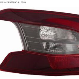 GR OTTICO P/SX EST A LED PEUGEOT 308 10/17>