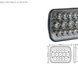 FEND DX-SX UNIVERSALE 45W 7" A LED 9-32V