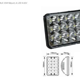 FEND DX-SX UNIVERSALE 45W 5" A LED 9-32V