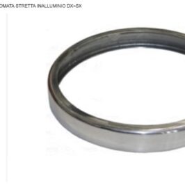 CORNICE FARO STRETTA INALLUMINIO CROMATA DX-SX FIAT 500 FL