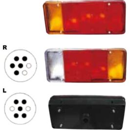 FANALE P/DX IVECO DAILY04/00>04/06 CASSONATO (ATTACCO PICCOLO)