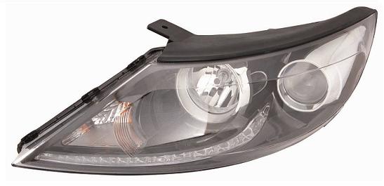 FARO DX 2H7 C/DRL LED PRED REG ELETT KIA SPORTAGE 11/10>PAR NERA