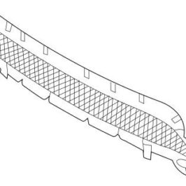 GRIGLIA P/TI ANT C/CCA+FREN EMERG R.ROVER EVOQUE 01/19>R-DYNAMIC
