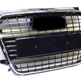 GRIGLIA NERA LUCIDA C/CORNICE CROM AUDI A1 09/10>