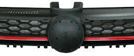 GRIGLIA NERA C/MODAN ROSSA VW GOLF 7 GTI 10/12>