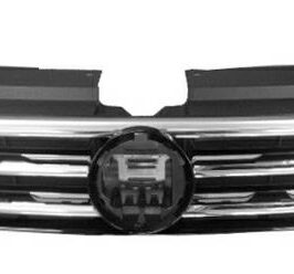 GRIGLIA NERA LUCIDA C/3 PROFILI CROMATI VW TIGUAN  01/16>R-LINE