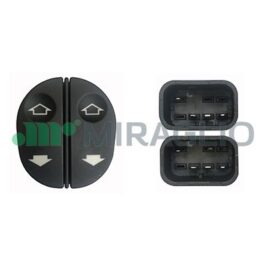 BLOCCO 2 INTERR.FIESTA 94-2005+FUSION 02> ANTERIORE DX+SX 8 PIN