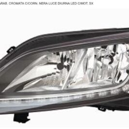FARO SX 2H7 C/DRL LED  C/MOT EL PEUG BOXER 01/14> NERO-GRIGIO