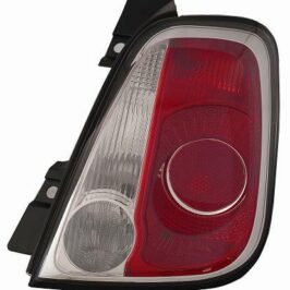 GR OTT P/DX BIANCO-ROSSO BORDO NERO FIAT 500 09/10>CABRIO