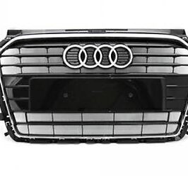 GRIGLIA NERA LUCIDA C/CORNICE CROM AUDI A1 11/14>