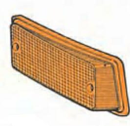 LENTE A/SX ARANCIO FIAT 126