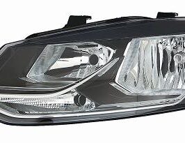 FARO DX 2H7 C/MOTOR ELETT VW POLO 01/14> PARAB NERA