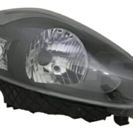 FARO DX H4 C/MOTOR ELETT FIAT PUNTO EVO 01/09> PARAB NERA