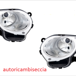 COPPIA FARI FANALI INFERIORI ANTERIORE DX - SX FIAT 500 07 DAL 2007