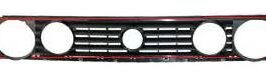 GRIGLIA 4 FORI C/BORDO ROSSO VW GOLF 08/83>10/91