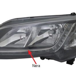 FARO SX 2H7 C/DRL LED C/MOT EL+CENTR PEUG BOXER 01/14> NERO-NERO