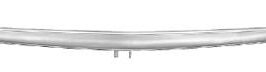 CORNICE GRIGLIA INF CROM MERCEDES CLASSE A W168 09/97>08/04
