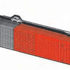 GR OTTICO P/SX ROSSO FUME FIAT CINQUECENTO 09/92>04/98