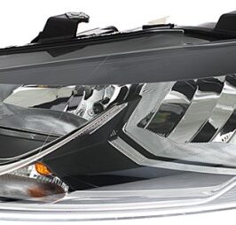 FARO SX 2H7 C/MOTOR ELETT VW POLO 01/14> PARAB NERA