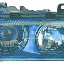 FARO DX 2H1 PR REG EL BMW SERIE 3 E36 12/90>VETRO C/GOCCE(HELLA)
