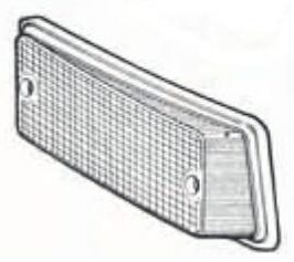 LENTE A/SX BIANCA FIAT 126