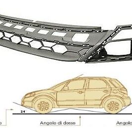 SPOILER P/TI ANT VW TIGUAN 01/16> ANGOLO D'ATTACCO 24&Acirc;&deg;