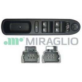 PULSANTIERA ALZ.A/SX P/307 2001>ALZAV.ANT+POST+RETR.ABBATT. -9 PIN