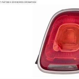 GR OTTICO P/SX C/CORNICE CROM FIAT 500 X 10/14>