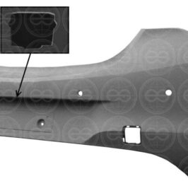 P/TI POST PRIM C/PD+PA+CAM OPEL CORSA E 01/14> BICOLOR -TUV-ES-