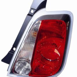 GR OTTICO P/SX BIANCO ROSSO FIAT 500 07/07> BORDO BIANCO