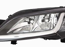 FARO DX 2H7 C/MOTOR EL PEUGEOT BOXER 01/14> CORNICE NERA